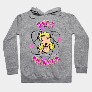 overthinker retro design Hoodie